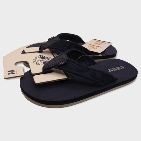 Docker's Premium Kids Navy Blue Sandals M 13/1 - Picture 3 of 11